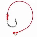 JLC azjlcah80 Assist hook Real Fish 80 mm Red / White / Grey 15x10x5