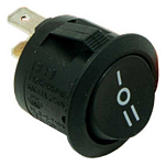 Pros NPE-680 Rocker On-Off-On 12V Circular выключатель Золотистый Green Single Pole 12A