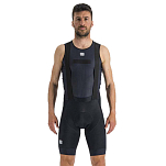 Sportful 1120075-456-XXS Безрукавная базовая футболка Pro Черный Galaxy Blue 2XS