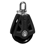 Lewmar 239-29926001BK Synchro Один блок шкивов Черный Black 60 mm 