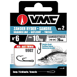 VMC 399021/0 Zander Ryder Связанные Крючки Красный Red 1/0 