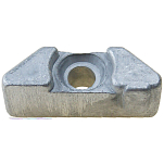 Recmar REC6E5-11325-00AL Алюминиевый анод Серебристый Grey 70 x 90 mm 