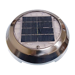 Вентилятор на солнечной батарее Goldenship GS13025 Plus Vent 20м³/ч Ø100мм из нержавеющей стали AISI316