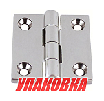 Петля дверная 50х50х4,5 мм нержавеющая, Marine Rocket (упаковка из 40 шт.) BD040150_MR_pkg_40