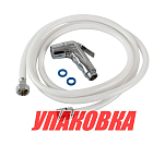 Лейка душа пластиковая хромированая, шланг 2.5 м (упаковка из 5 шт.) CAN-SB NI2479_pkg_5