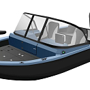 Моторная лодка, ТРИЕРА 490 FISH c Marine Rocket MREF60FUEL-T KITTR15