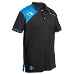 Garbolino GOMCM2258-4XL Поло с короткими рукавами Squadra Черный Black / Blue 4XL