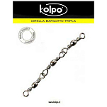 Kolpo 0602003-12 Barilotto Triple Вертлюги  Grey 12