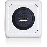 Kent ec068 встраиваемая USB-розетка 3A 12-5V White 12x12x10 29 mm