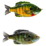 Savage gear 77433 DC Slide Gill Floating Мягкая приманка 65 Mm 17g Золотистый Blue Gill
