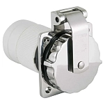Marinco 6371ELX OEM-штекер с легкой блокировкой Серебристый Stainless Steel Inlet 32 A / 220 V