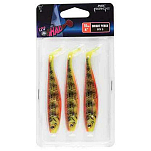 Fox rage NPS065 Pro Shad Мягкая приманка 100 mm 3 единицы измерения Золотистый UV Pike