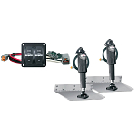 Lenco 15109-103 Standard Trim Tab Kit With Indicator Switch Серый Black / Silver