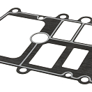 Прокладка под блок двигателя Yamaha 9.9-15 68211351A000