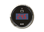 KUS 33468 Цифровой вольтметр 8–32 В/52 мм/нержавеющая сталь