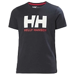 Helly hansen 41709_597-14 Футболка с коротким рукавом Logo Navy 22x13x5 13-14 Years