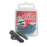 Carp expert 79032030 Classic Carp Fishing Свинцовые зажимы Бесцветный Dark Green