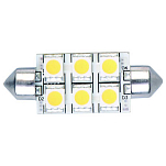 Talamex 14340522 S-LED 6xSMD Festoon 42 mm Белая  Warm White 100 Lumens 