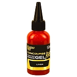 Benzar mix 98015-843 жидкий добавка для приманки Concourse Twister Gel Печень 50ml Multicolour