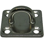 Goldenship GS72010 Пластина с квадратным глазом Серебристый 5 mm 
