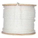 Plastimo P201796 Швартовый трос 3 пряди 100 m  White 14 mm