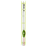 Mikado SMSZ-018-2.5 Set 018 H12 Плавать Зеленый  Green 2.5 g 