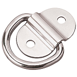 Sea-dog line 354-0901251 Складная накладка для глаз 1-1/8In Серебристый Stainless Steel 29 x 13 mm