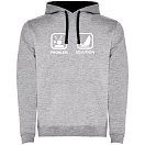 Купить Kruskis SU1067015802K098 Толстовка с капюшоном Problem Solution Sail Two-Colour Серый Heather Grey / Black S 7ft.ru в интернет магазине Семь Футов