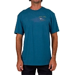 Salty crew 20035659-SLATE-M Футболка с коротким рукавом Big blue premium Голубой Slate M