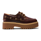 Купить Timberland tb0a2qdmd571w-090 Палубные туфли Stone Street 3 Eye Rootbeer 35x25x15 EU 40 7ft.ru в интернет магазине Семь Футов