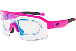 Спортивные очки с диоптриями GOG Thor C / Matt Neon Pink-Black / Photochromic Blue Lens, rx-e600-3cr