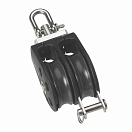 Купить Barton marine 66663 T1 Двойной поворотный шкив с кронштейном Серебристый Black 7ft.ru в интернет магазине Семь Футов
