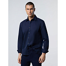 Купить North sails 664355-0802-L Рубашка с длинным рукавом Regular Spread Collar Голубой Navy Blue L 7ft.ru в интернет магазине Семь Футов