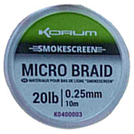 Korum K0400002 Smokescreen Micro Плетеный 10 M Серый Brown 0.200 mm 