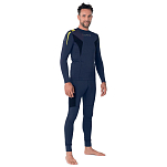 Dane 116026L43 Базовый слой с длинным рукавом 4 Seasons Голубой Navy / Yellow L