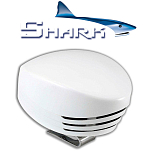 Электромагнитный звуковой сигнал Marco Shark SK1 13208122 12В 5А 108дБ 400Гц IP65 141х98х100мм из белого пластика