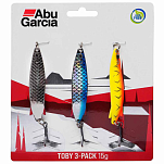 Abu garcia 1550268 Toby 3 Pack Джиг 90 Mm 28g Многоцветный Multicolour