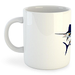 Kruskis 42611K031 Jumping Sailfish Кружка 325ml Белая  White 325 ml (11 oz) 