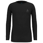 Odlo 112009-15000-116 Базовый слой с длинным рукавом Merino 200 Black 30x25x2 5-6 Years