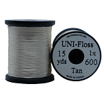 Uni products ZUFR15TA-UNIT линия Floss Rayon 600 Deniers 12.6 m  Tan