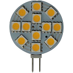 Goldenship GS10500 12V 2.2W G4 12 SMD 5050 Горизонтальная светодиодная лампа Серебристый Grey