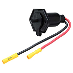 Seachoice 50-13771 Trolling Motor Plug Receptacle Female Черный Black