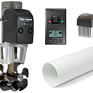 SIDE-POWER Комплект носового подруливающего устройства SEP80T PRO / 96 кг / 12 В / 4,4 кВт / с регулируемой скоростью