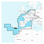 Navionics 010-C1354-40 большой я Central 646L Central И морская карта Западной Европы Multicolor