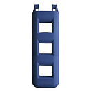 Купить Majoni PB340003 3 Ступени Лестница Крыло Серебристый Navy Blue 75 x 25 x 12 cm 7ft.ru в интернет магазине Семь Футов