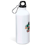 Kruskis MD4049S101C139 Готовая алюминиевая бутылка для воды 800ml Бесцветный White