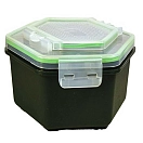 Купить Carp expert 75096-115 ящик для приманки 75096 M  Black / Clear / Green 7ft.ru в интернет магазине Семь Футов