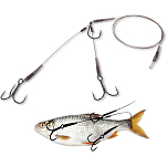 Quantum fishing 4271006 Mr Pike Float Rig Leader Крюк Серый 1/4+4 