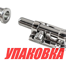 Задвижка дверная 60х30 мм, нержавеющая (упаковка из 8 шт.) Homer 008357_pkg_8