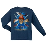 Guy harvey bth2315-nvy-xl Футболка с длинным рукавом Pirate Shark Navy 25x30x2